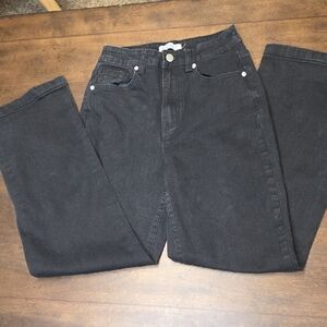Elegant Black Women's Flare Jeans